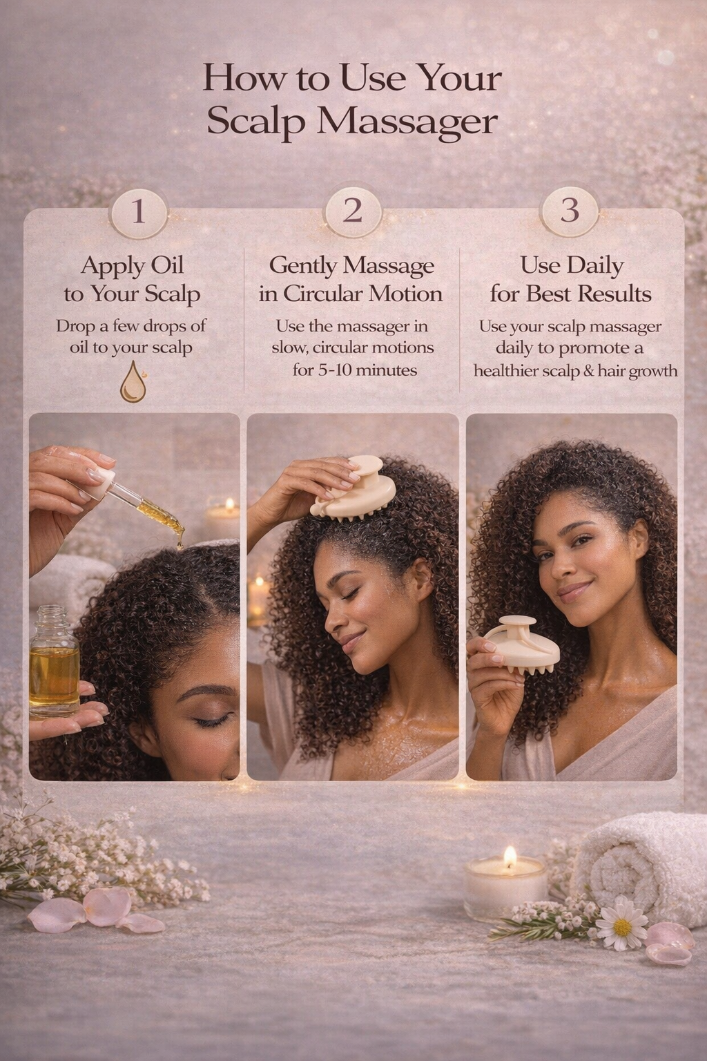 Silicone Scalp Massager